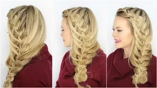 Cascading Waterfall Side Braid