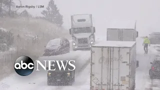 ‘Potentially historic’ winter storm brings 2 feet of snow to Rockies