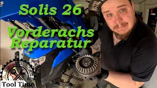 Solis 20-26 Kleintraktor undichte Vorderachse reparieren! Sub Compact Tractor Front Axle repair!