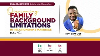 Relationship Masterclass | @RevSamOye