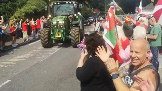 Stradey Park Hotel protest drive by