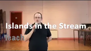 BLAST FROM THE PAST LINE DANCE LESSON - Islands in the Stream - Part 1 - Full teach