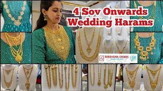 Saravana Stores Wedding Haram Designs From 4 Sov| 3 in 1 Harams| Unique Beautiful Bridal Collections