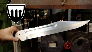 Forging a bowie knife , part 2,  heat treatment.