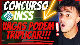 Urgente!!! Concurso INSS pode ter número de vagas triplicado !!! Milhares de Vagas todo Brasil Médio