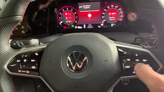 VW Golf 8 service reset