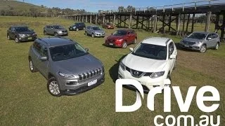 CX-5 v CR-V v ix35 v X-Trail v Kuga v RAV4 v Cherokee v Forester v Sportage | Drive.com.au