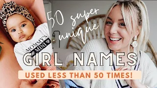 50 Unique Baby Girl Names - Used Less Than 50 Times!  SJ STRUM