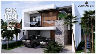 House Design | Modern House Design | 10x20m 2 Storey | 3 Bedrooms