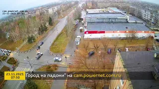 ДТП (авария г. Волжский) ул. Мира - ул. Пионерская 23-11-2021 07-50