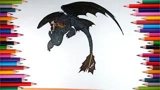 How to train your dragon - Coloring Pages #2