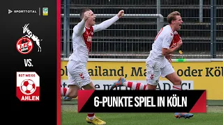 FC Köln holt sich Big Points im Abstiegskampf!| 1. FC Köln U21 – Rot Weiss Ahlen |Regionalliga West