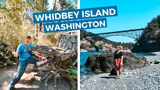 What To Do On WHIDBEY ISLAND? Fort Casey, Price Sculpture Forest, Deception Pass & More!