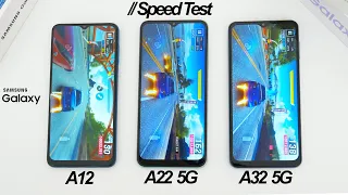 Speed Test: Samsung Galaxy A12 vs A22 5G vs A32 5G Comparison!