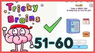 Tricky Brains Level 51 52 53 54 55 56 57 58 59 60 Solution Walkthrough