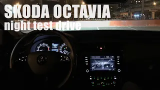 Skoda Octavia POV Night Test drive