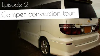 Campervan tour: A Toyota Alphard, imported from Japan for stealth & wild camping (episode 2)