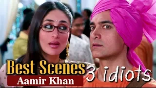 Best Scenes Of Aamir Khan From 3 Idiots | R. Madhavan, Sharman Joshi