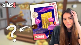 Я ПОСТРОИЛА АКТОВЫЙ ЗАЛ ИЗ НОВОГО КОМПЛЕКТА "ВСЕ ДЛЯ ПРАЗДНИКА" В THE SIMS 4