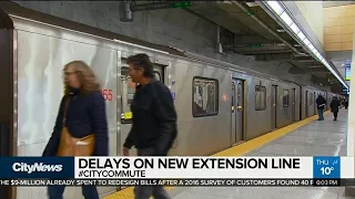 Riders complain of delays on new subway extension