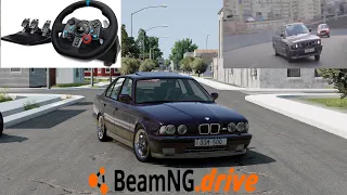 BMW E34 M5 Street Drift (Giorgi Tevzadze)  BeamNG Drive