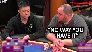 What High Stakes Poker Bluffing Looks Like