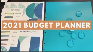 How I Setup my 2021 Budget Planner | Happy Planner Inspired Planner | Budget by Paycheck Workbook |