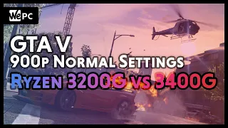 AMD Ryzen 3 3200G vs 3400G | GTA V | Low Settings | WePC Gaming Benchmark