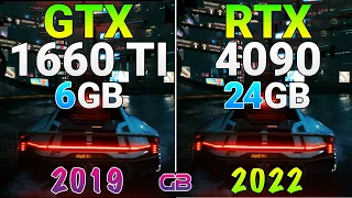 GTX 1660 TI vs RTX 4090 - Test in 11 Games | How much overkill is this monster at 1080P