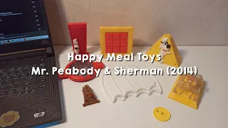 Happy Meal Toys Review Mr. Peabody & Sherman (2014)