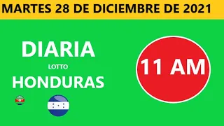 Diaria 11 am honduras loto costa rica La Nica hoy martes 28 diciembre de 2021 loto tiempos hoy
