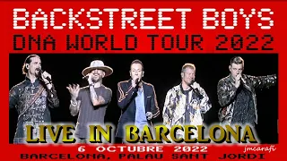 BACKSTREET BOYS  DNA WORLD TOUR BARCELONA 2022