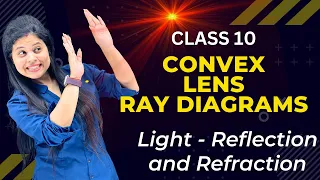 Convex Lens Ray Diagrams | Chapter 9 | Light Reflection and Refraction | Class 10 Science | NCERT