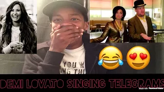 Singing Telegrams w/Demi Lovato Reaction
