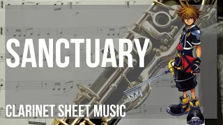 Clarinet Sheet Music: How to play Sanctuary (Kingdom Hearts) by Utada Hikaru