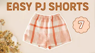 The Ultimate Beginners Sewing Project - DIY Pyjama Shorts! ~ FREE PATTERN | Sewing For Beginners