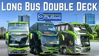 Ekspres Mutiara's Long Bus Double Deck (LBDD) 13.5 m Coaches - A Bus Spotting Compilation Video
