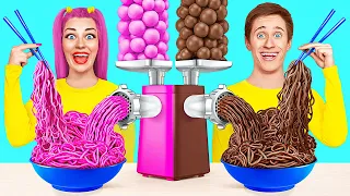 Chewing-Gum vs Nourriture au chocolat Défi | Défi Fou par Multi DO Challenge