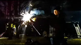 Crackling sparkler. Video #20