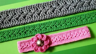 simple crochet band, as a bag handle, headband, belt