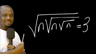 Math Olympiad Question √n(√n(√n)) = 3 | A Nice Radical Problem | Let's make it easy!