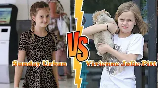 Vivienne Jolie-Pitt VS Sunday Urban (Nicole Kidman's Daughter) Transformation ★ From 00 To 2022