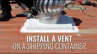 Vent Mount for Shipping Containers