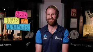 New Zealand cricketer Kane Williamson in You Have to Answer