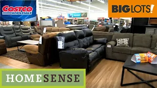 COSTCO BIG LOTS HOME SENSE FURNITURE SOFAS COUCHES CHAIRS SHOP WITH ME SHOPPING STORE WALKTHROUGH