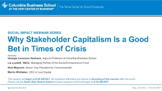 Why Stakeholder Capitalism Is a Good Bet in Times of Crisis