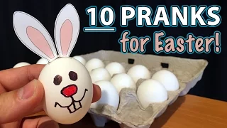 10 Best EASTER & April Fools PRANKS on Family!!