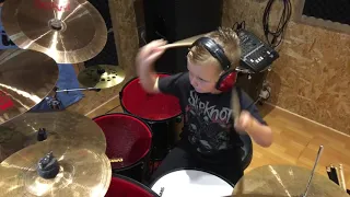 SLIPKNOT - SURFACING | Full Drum Cover. Caleb H - Age 6 🤘🏼