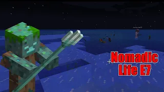 Trapped! Ending Up In The Same Place We Started! Vampire Challenge - Minecraft Nomadic Life E7