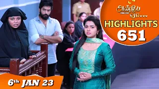 Anbe Vaa Serial | EP 651 Highlights | 6th Jan 2023 | Virat | Delna Davis | Saregama TV Shows Tamil